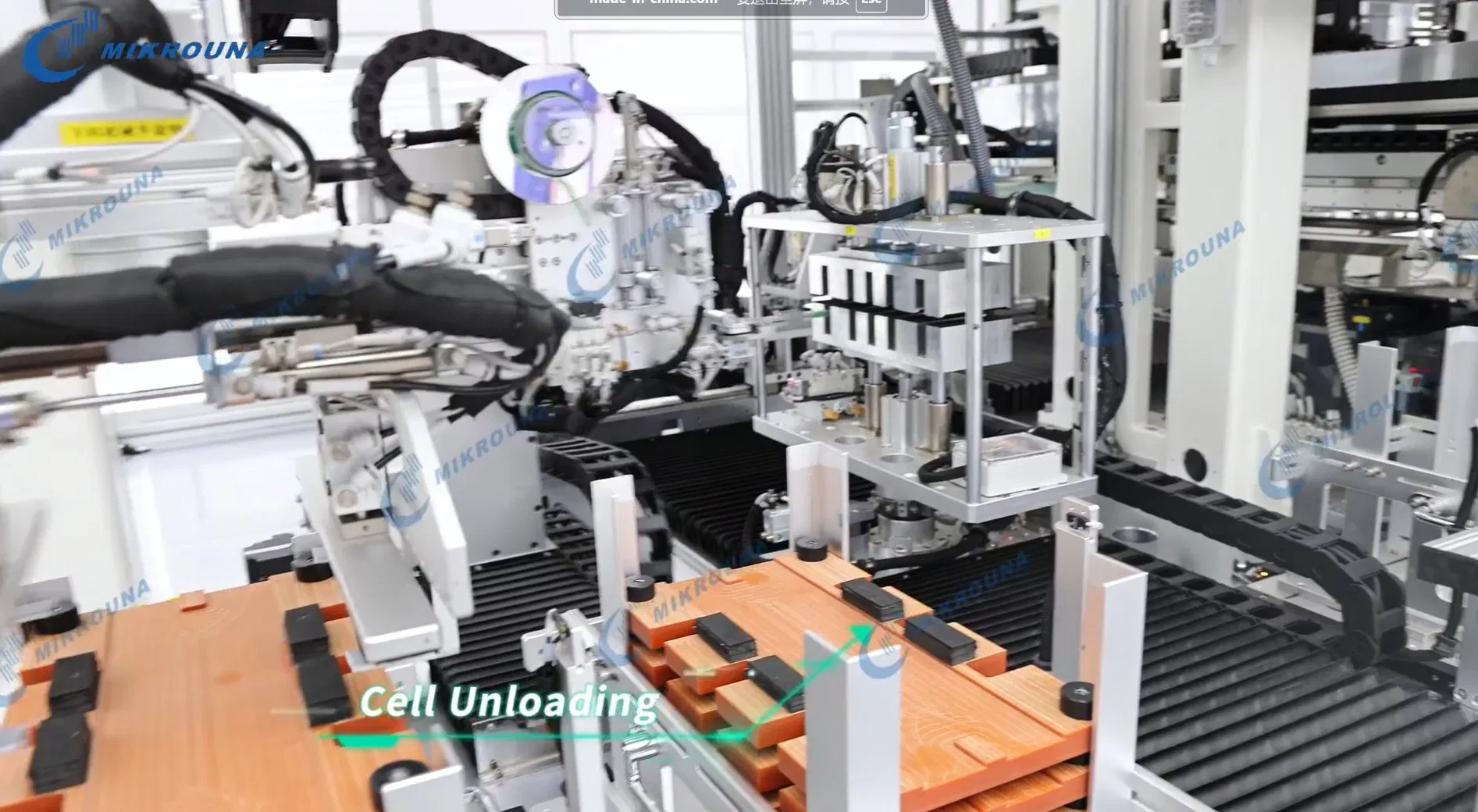 Lithium-Ion Battery Electrode Cutting &amp; Stacking Integrated System