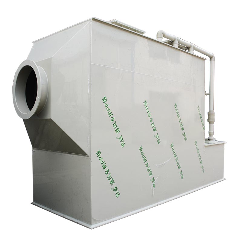 Horizontal Exhaust Gas Scrubber System for Flue Gas Treatment