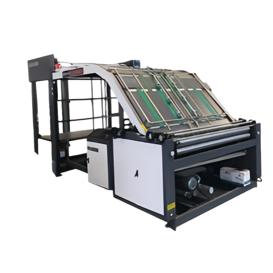 High Table Semi-Automatic Flute Laminating Machine Die Cutting Folder Gluing Machine