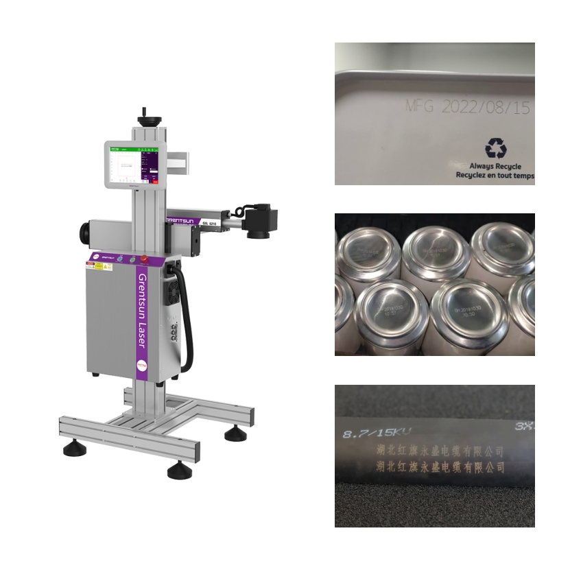 Fiber Laser Marking System Marking on Material