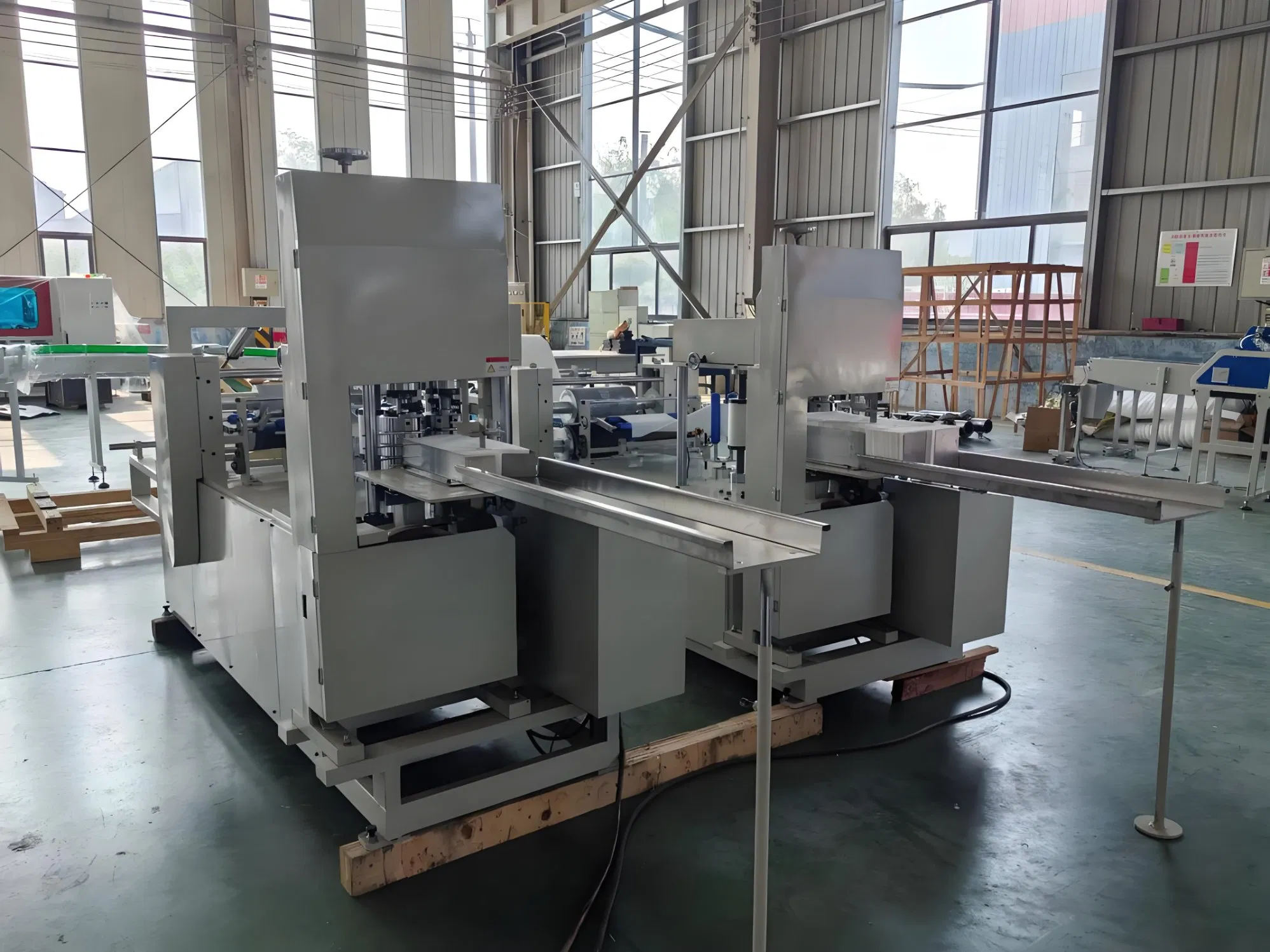 Kitchen Towel Paper Fully Automated Production Line - High-Speed Rewinding &amp; Cutting Machine