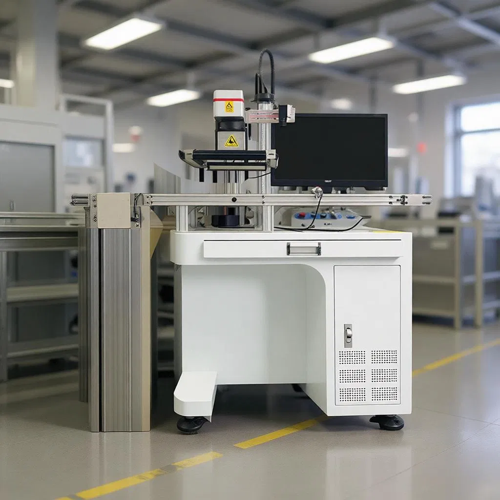 Vision Guided Laser Marking System for Electronics Industry