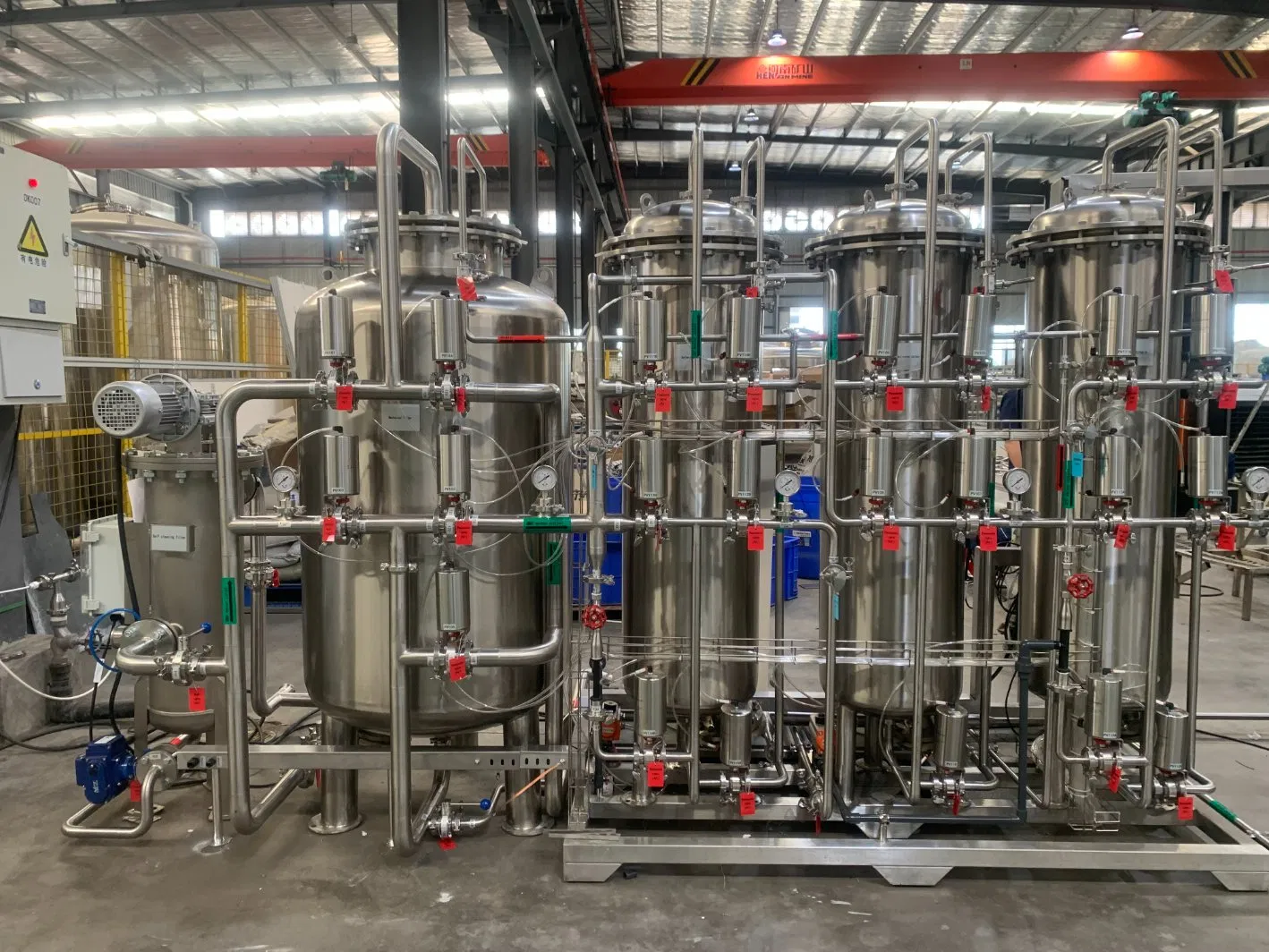 500lph Pharmaceutical Purified Water System Reverse Osmosis Machine Pw Water Equipment GMP /USP Certificates