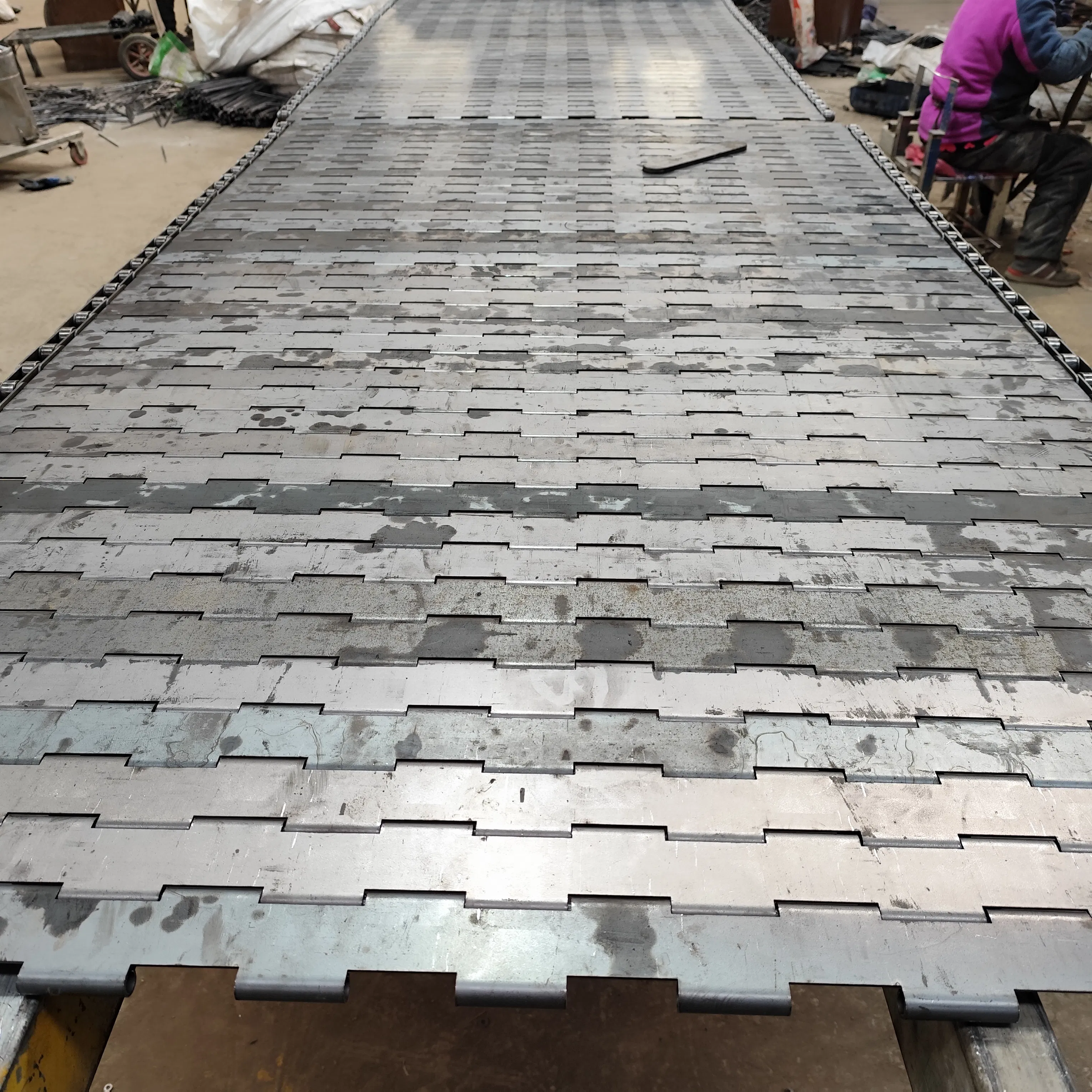 Customized Plate Belt Conveyor System with 500 Kg Weight Capacity