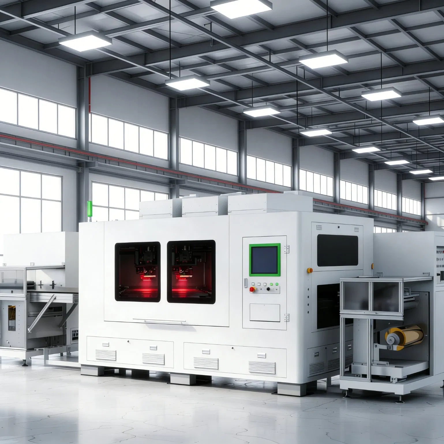 Automated Four-Head Laser Drilling System: Seamless Roll-to-Roll &amp; Sheet Processing for Electronics