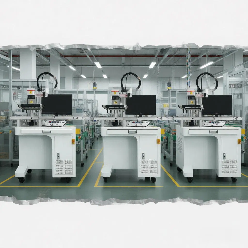 Aluminum Housing Laser Marking System Fiber