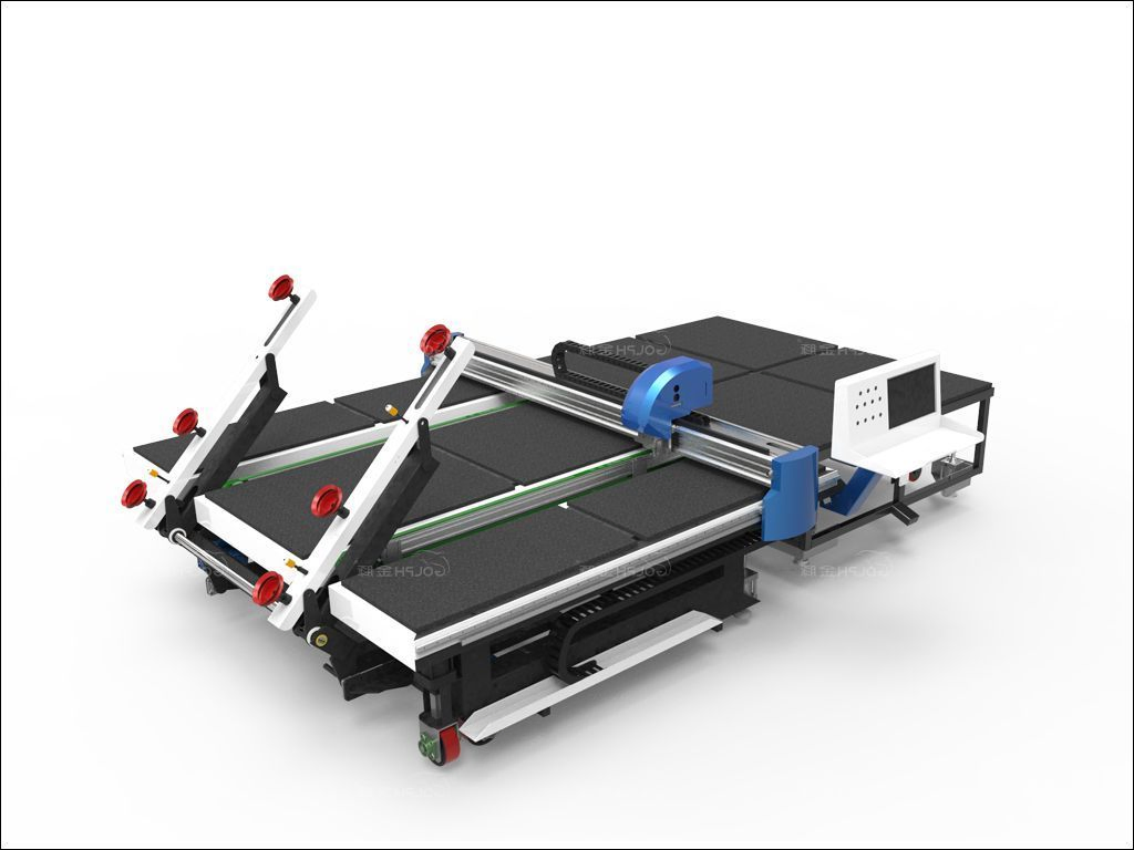 Full-Automatic Glass Cutting System with Integrated Vacuum Loading