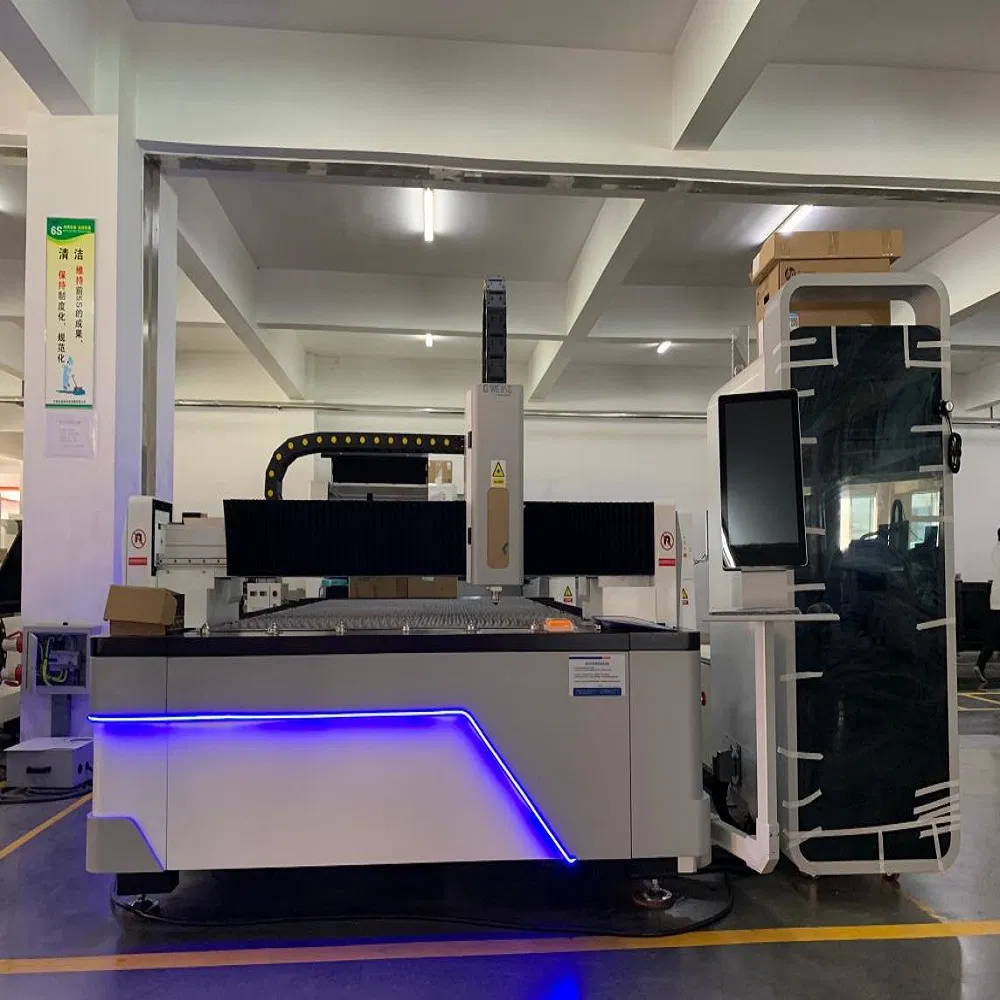 1000W 1500W Laser Fiber Cutting Machine for Thin Carbon Steel Stainless Steel Metal Sheet Plate