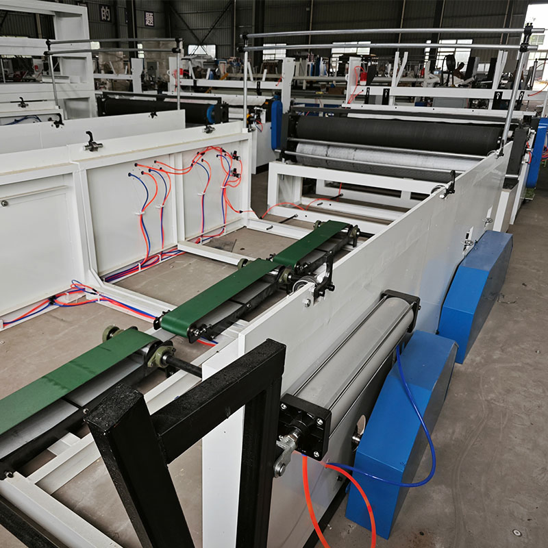 Full Automatic Glue Lamination Embossing Toilet Paper Roll Making Cutting Machine