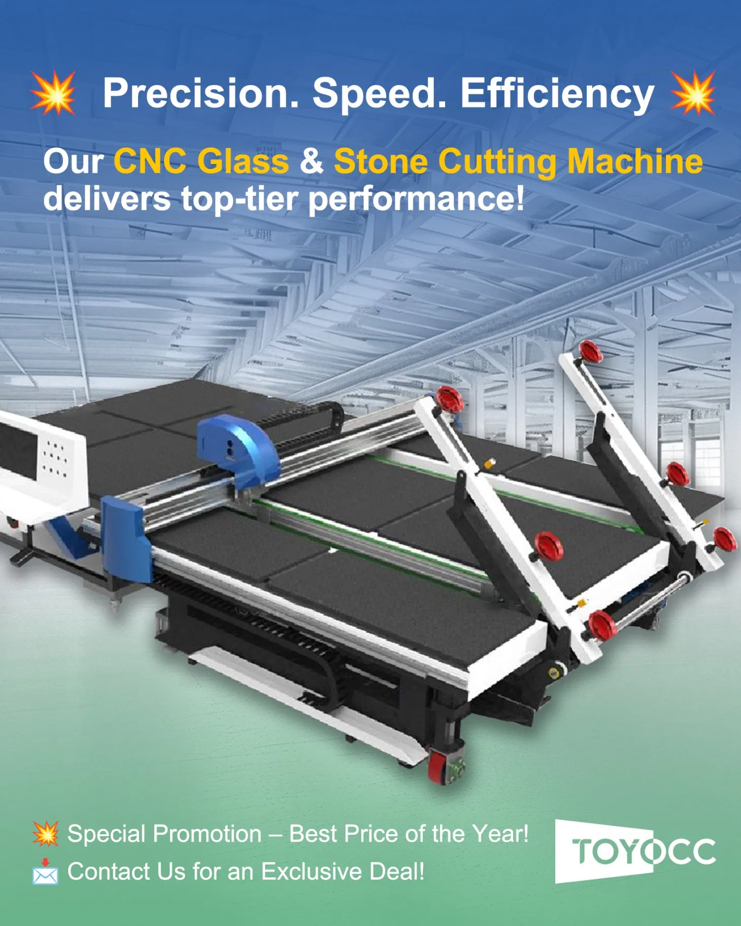 Full-Automatic Glass Cutting System with Integrated Vacuum Loading