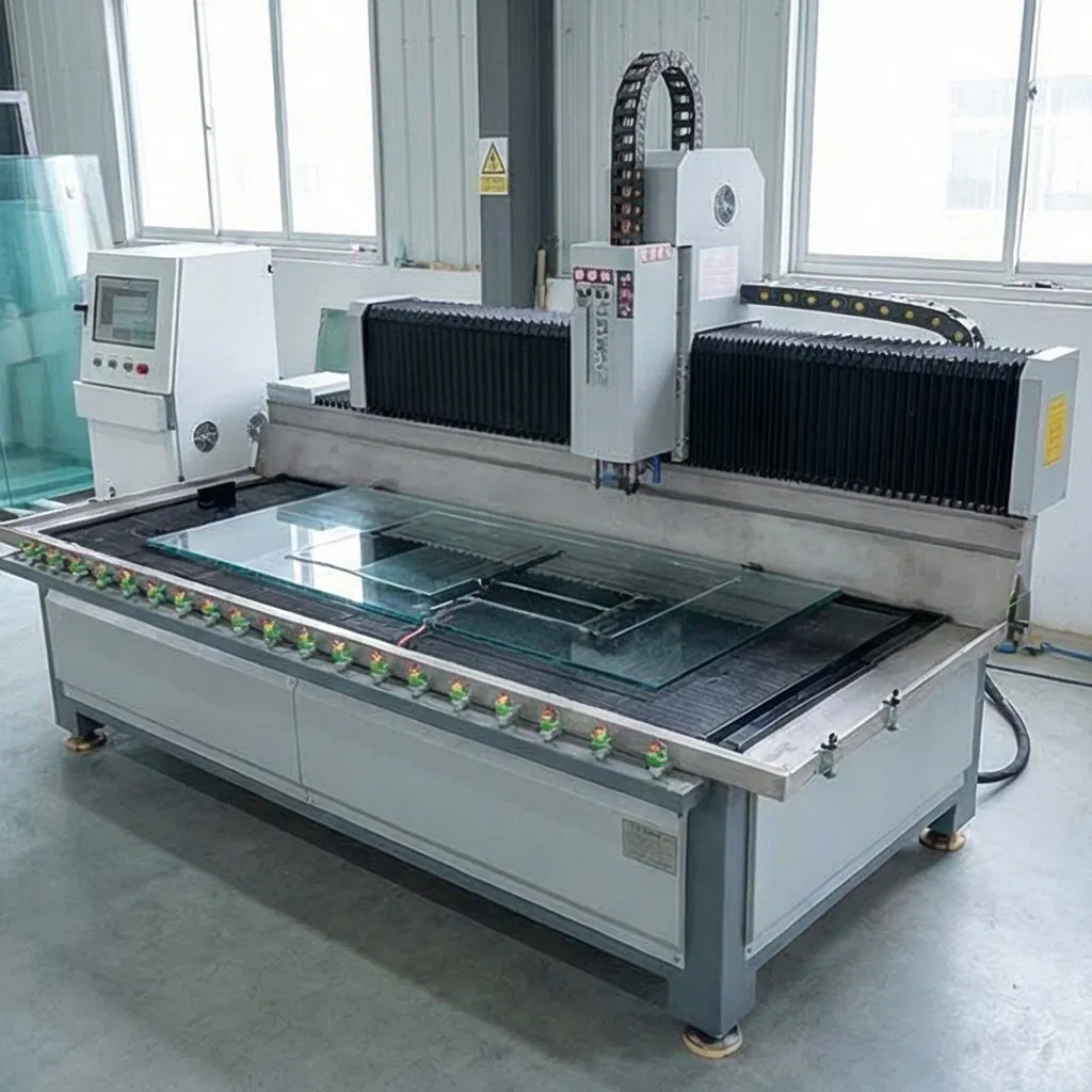 Znxu Automatic CNC Engraving and Milling Machine New Design Glass Working Center with Core Components PLC Engine Motor Pump