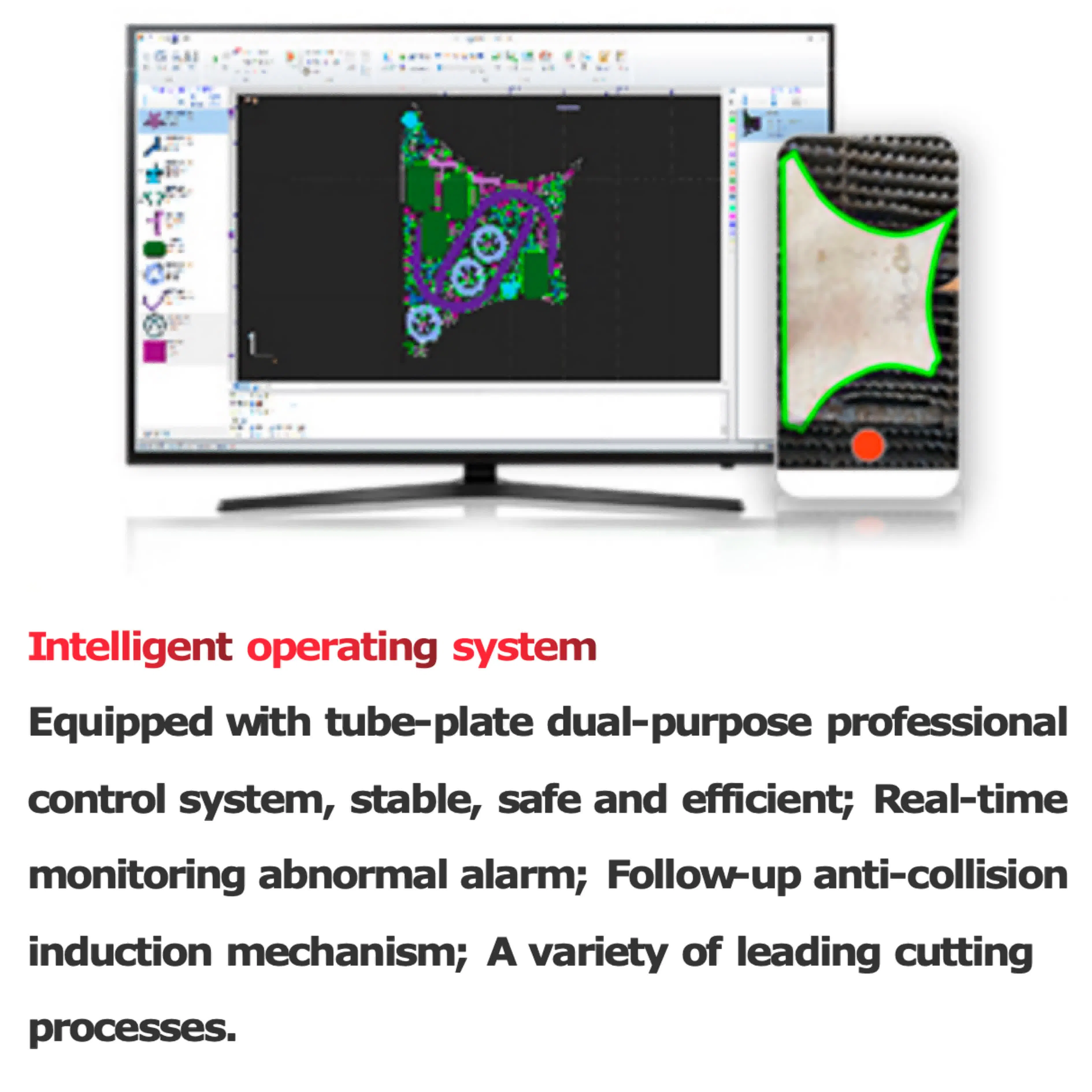 Easy Maintenance and Servicing Versatile Performance CNC Fiber Laser Cutting System