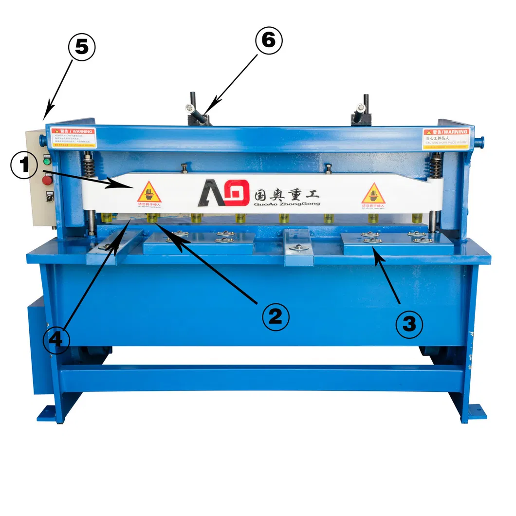 Precision Shearing Machine Structure 1