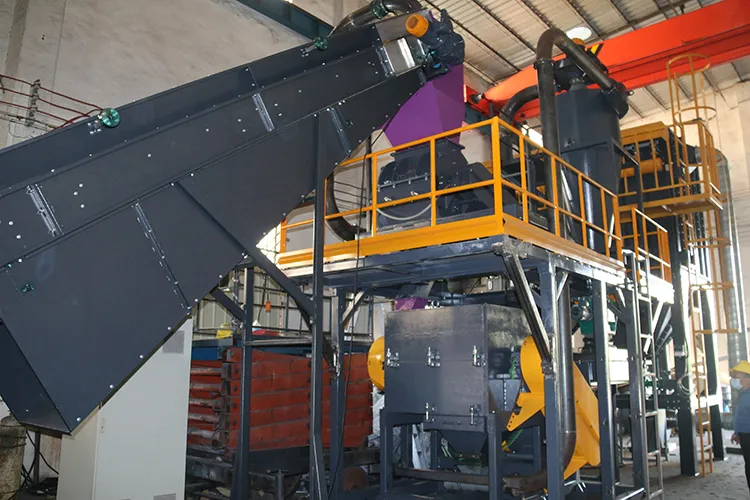 Electrode Sheet Crushing System