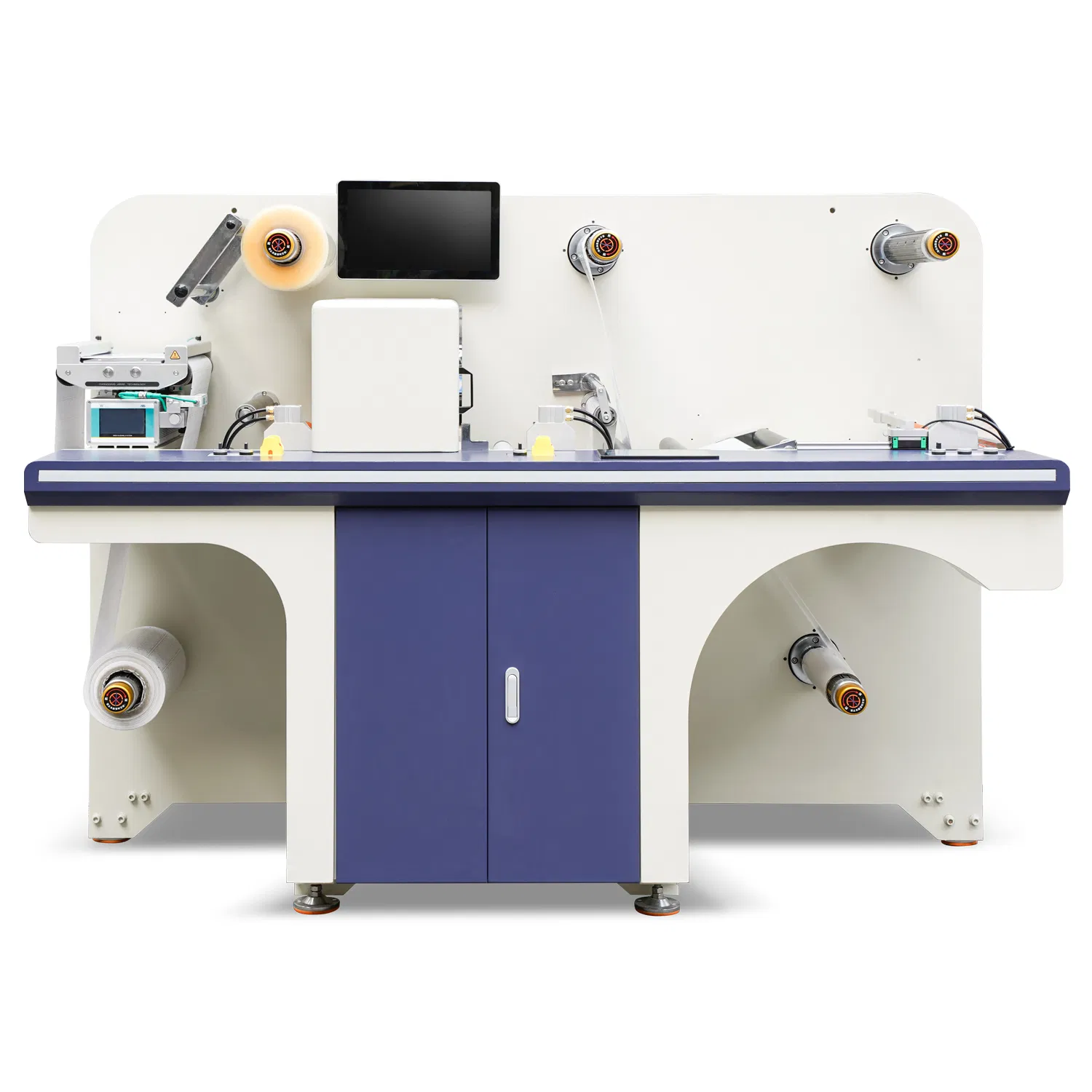 Rtmq350 New Arrive Digital Adhesive Label Die Cutting Machine with Cold Laminate, Auto Sheeting