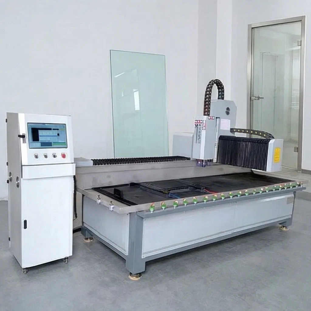 3-Axis CNC Glass Milling Machine Automatic CNC Engraving and Milling Machine New Design Glass Working Center with Core Motor Engine PLC and Pump Components