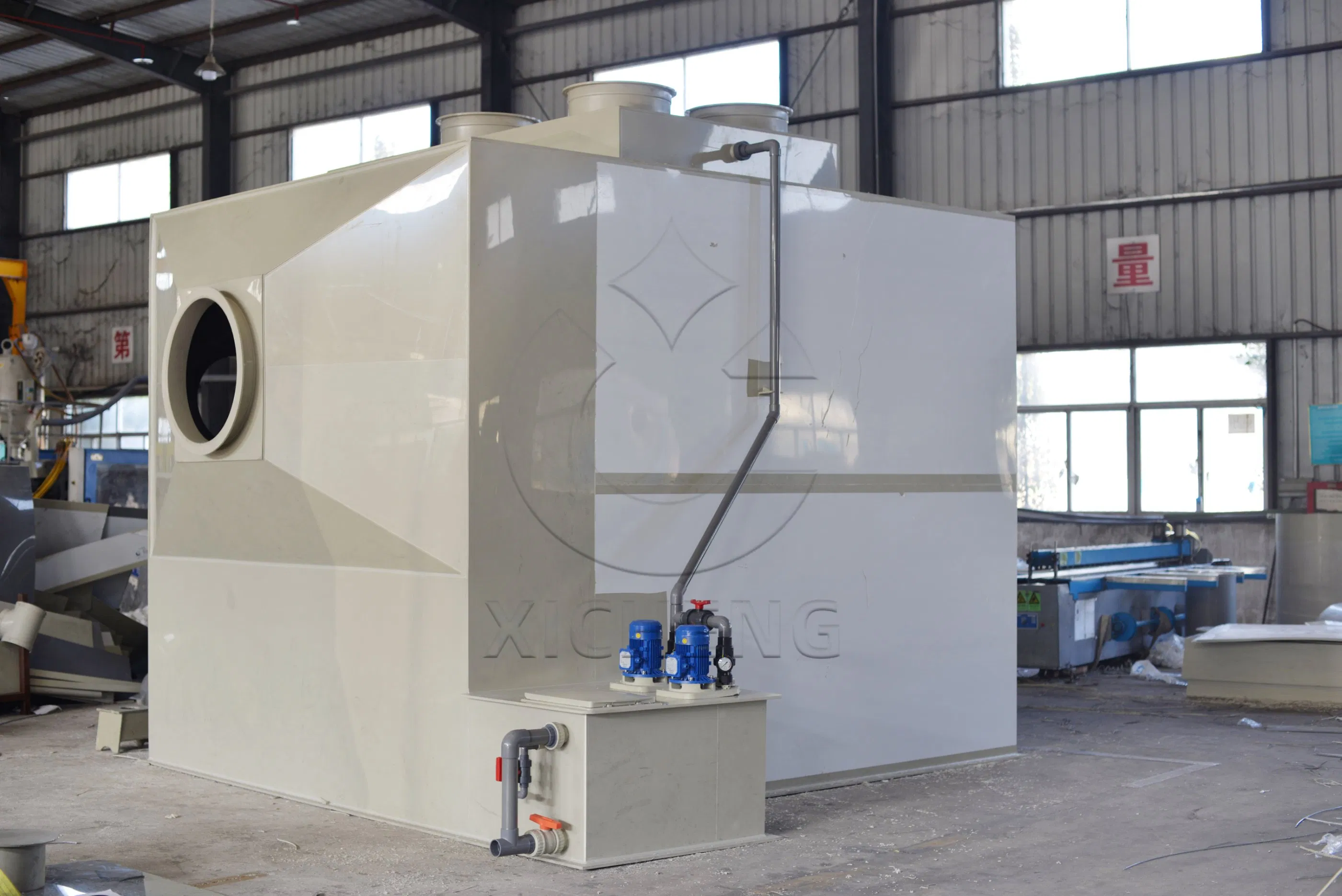 Horizontal Wet Ammonia Scrubber System for Exhaust Gas Cleaning