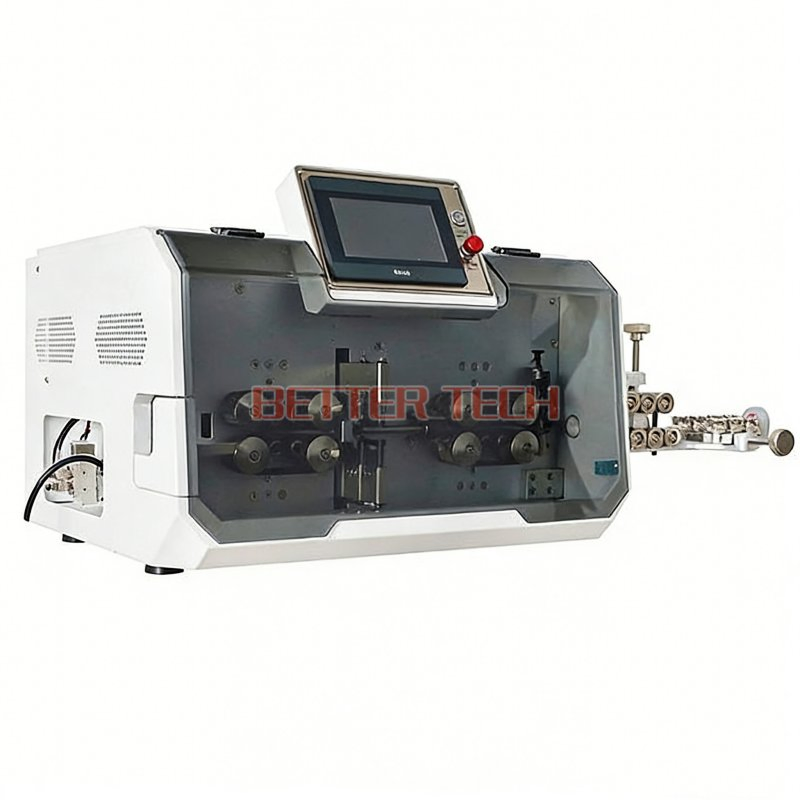 10-Core Sheath Cable Cutting Stripping Machine Stripping Outer Sheath and Inner Wires