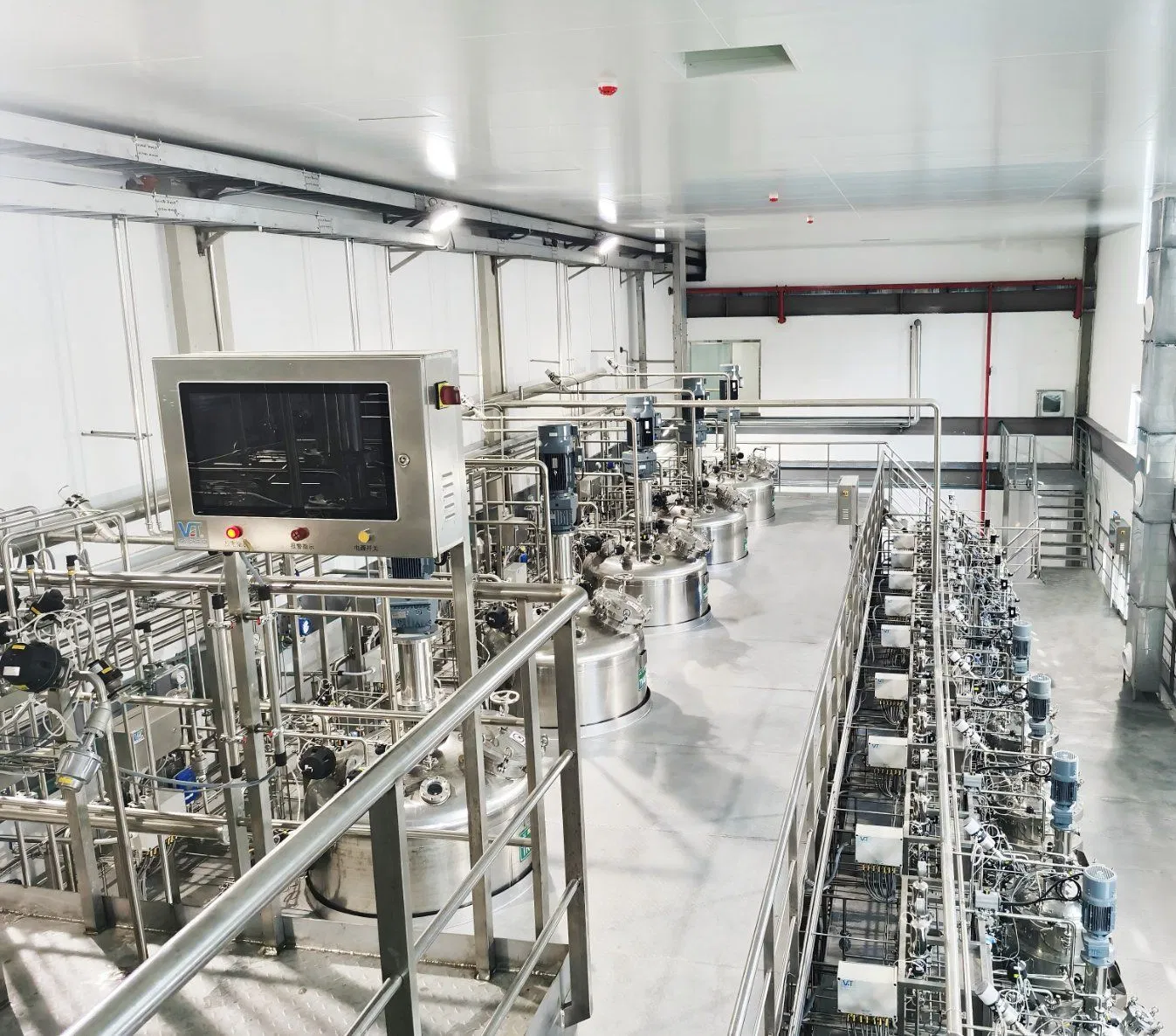 Industrial Automatic Fermenter System Multistage Stainless Steel Fermenter System