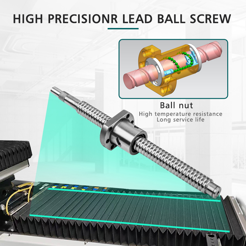 Ultra-Precision 6060 1390 CNC Fiber Laser Cuting Machine 1500W-6000W Water-Cooled System 0.001mm Accuracy for Micro-Thin Sheet Metal Fabrication