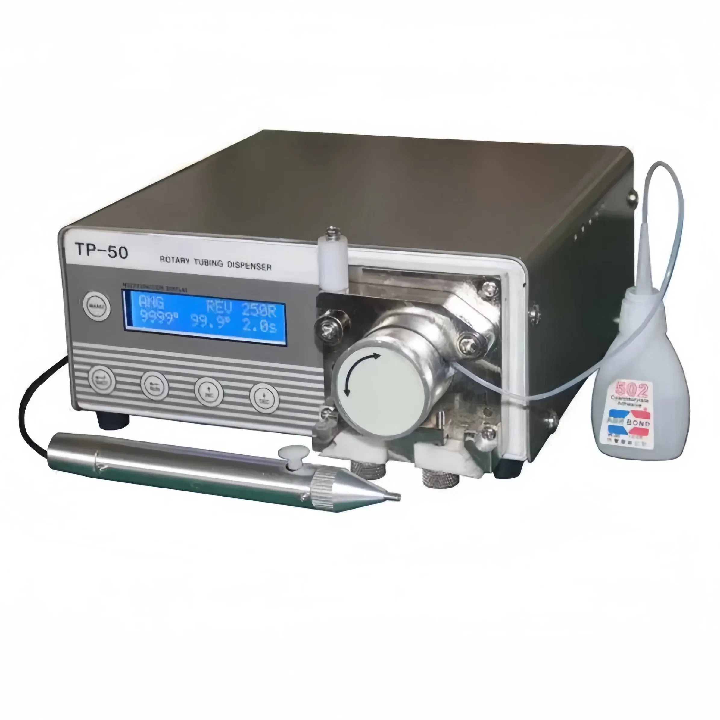 Ra Programmable Peristaltic Dispenser / Water-Based 502 Glue Applicator / Pressure-Calibrated Benchtop System for SMT Stenciling