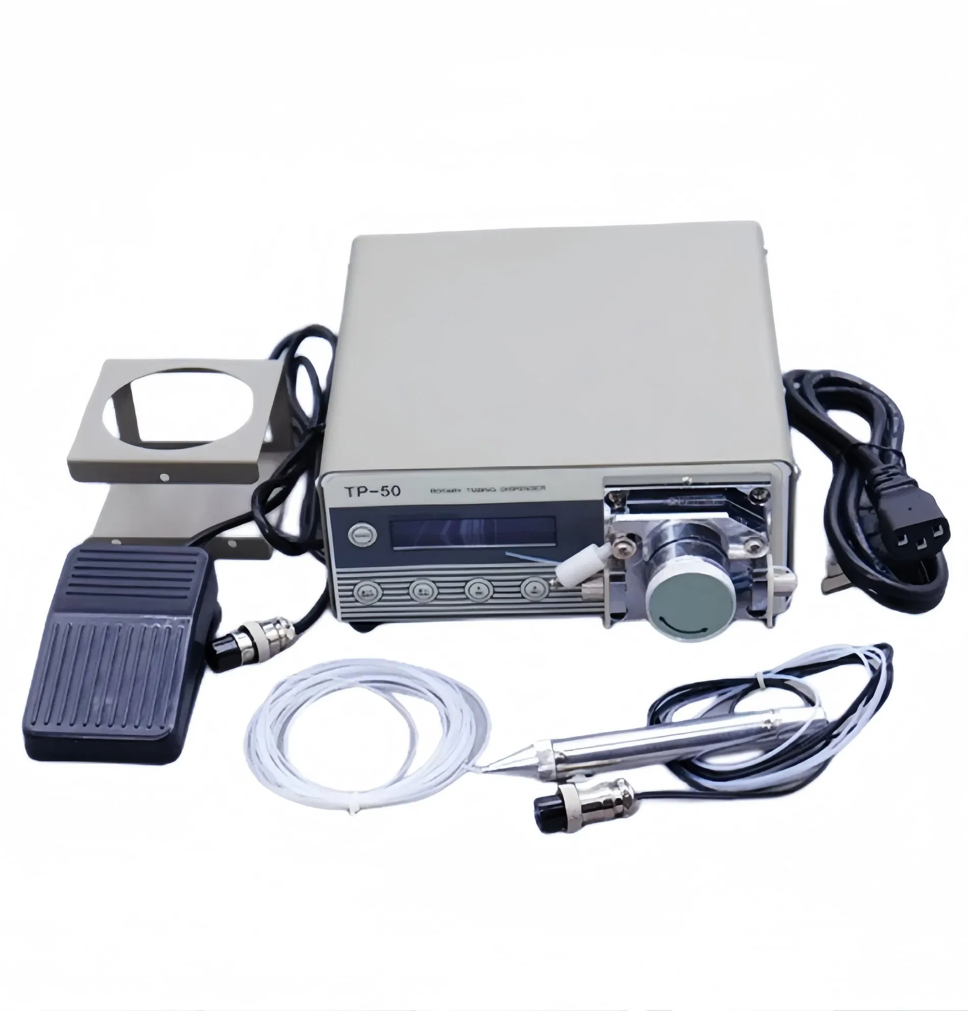 Ra Programmable Peristaltic Dispenser / Water-Based 502 Glue Applicator / Pressure-Calibrated Benchtop System for SMT Stenciling
