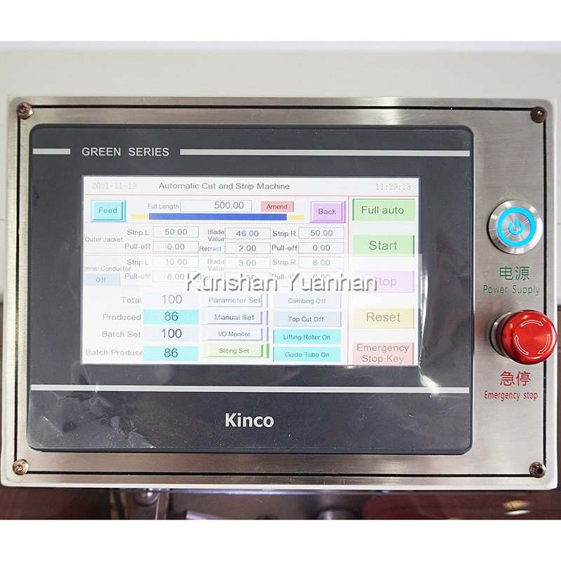 Automatic Wire Cut to Length Machine Automatic Wire Middle Cutting and Stripping Machine