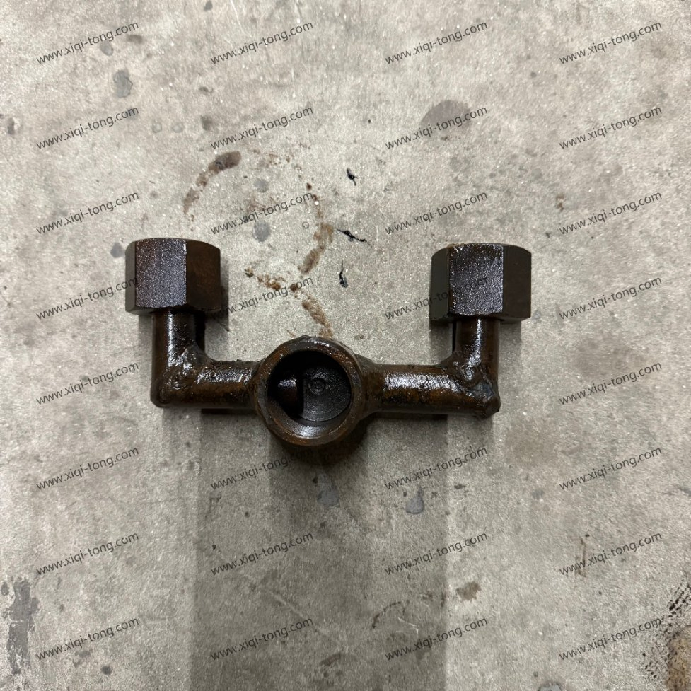 Zq203-100 Oil Well Equipment Power Tong/Hydraulic Power Tong/Power Tong Parts-------Air Tire Triple Fitting