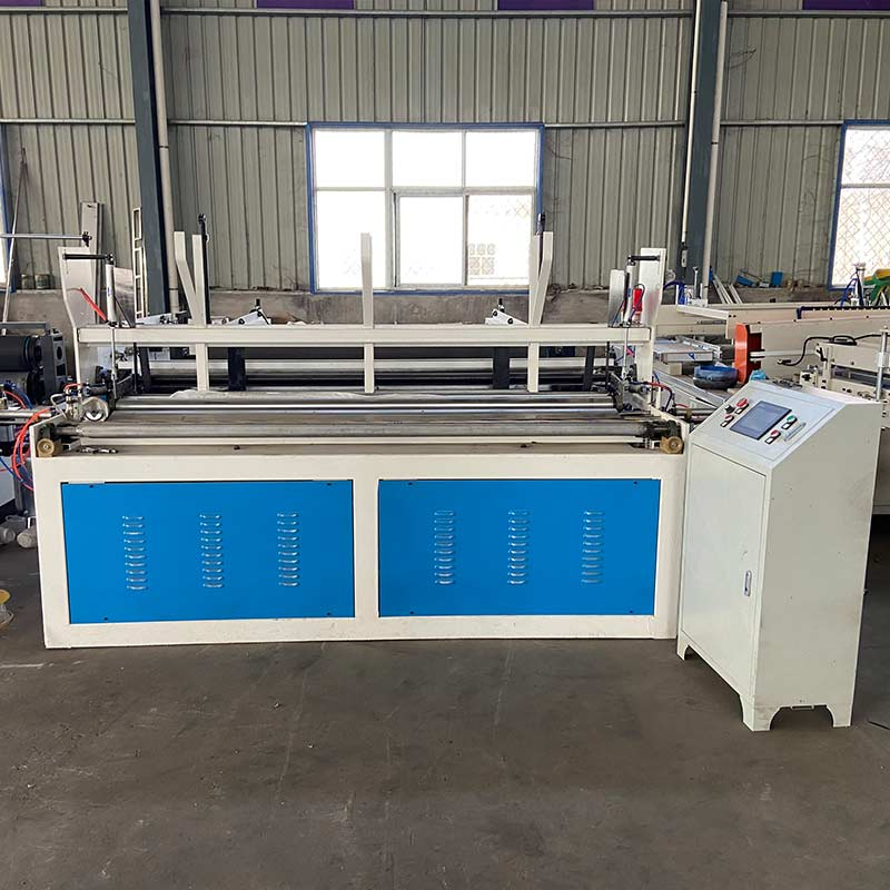 Full Automatic Glue Lamination Embossing Toilet Paper Roll Making Cutting Machine