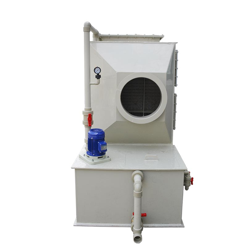 Horizontal Exhaust Gas Scrubber System for Flue Gas Treatment