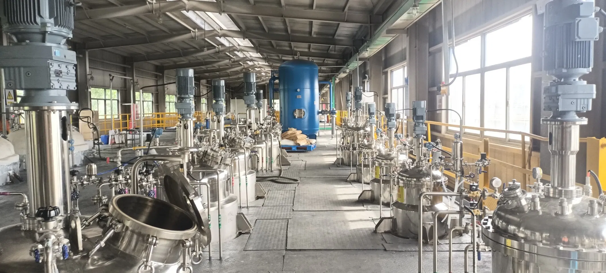 Industrial Automatic Fermenter System Multistage Stainless Steel Fermenter System