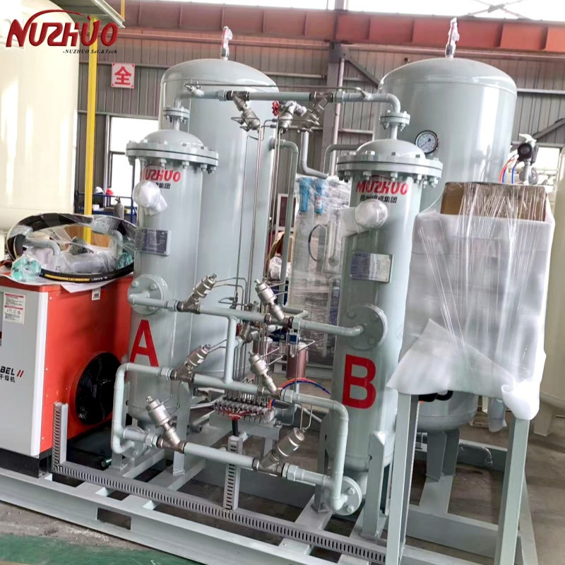 Nuzhuo Psa Nitrogen Generator 99.9% Purity N2 System for Packing Machine
