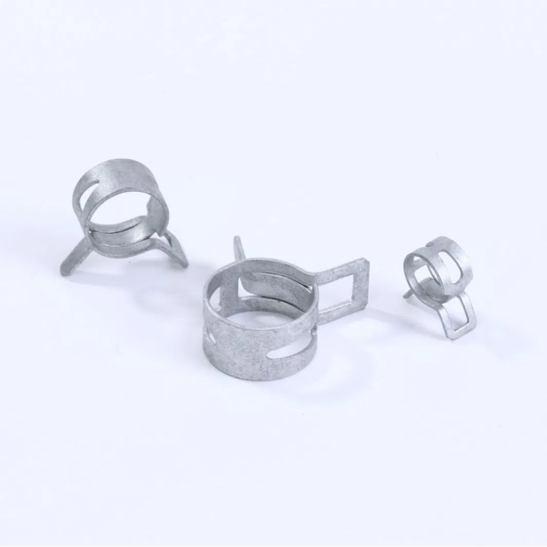 Customized 65mn Steel Metal Constant Tension Spring Band Hose Clamp Metric Measurement System