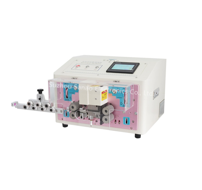 Automatic Multi-Core Sheathed Cable Inner and Outer Sheath Cutting Stripping Machine