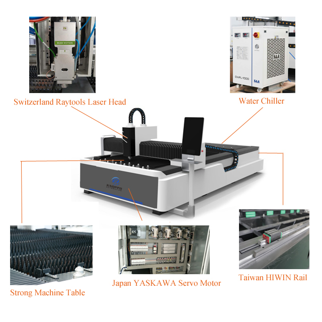 Customizable Fiber Laser Cutting Machine Can Be Lengthened and Widened Cypcut /Raytools System Factory Price
