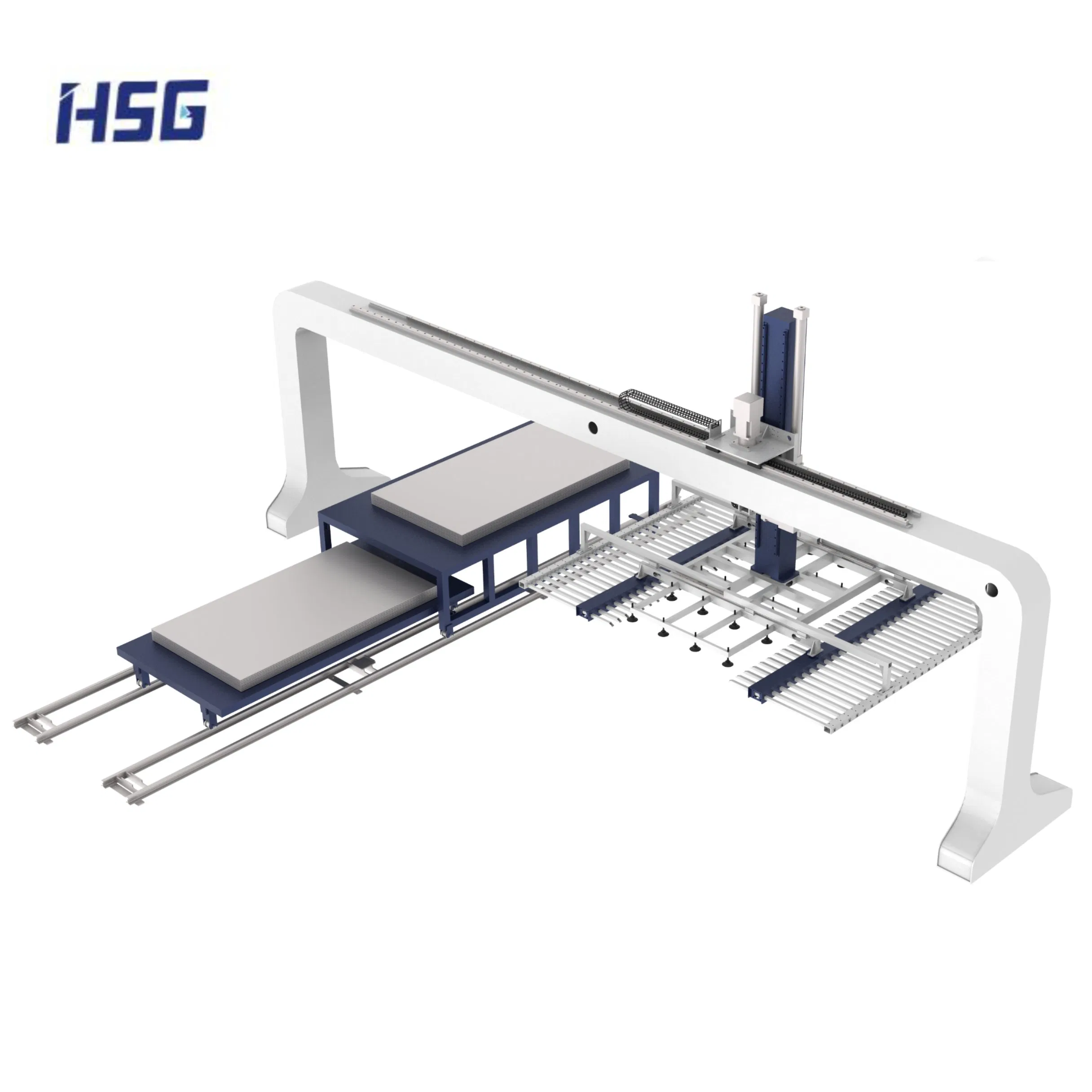 Hsg Laser Feed One or Multiple Machines Sheet Metal Storage Rack Automatic Loading &amp; Unloading System for Laser Cutting Machines