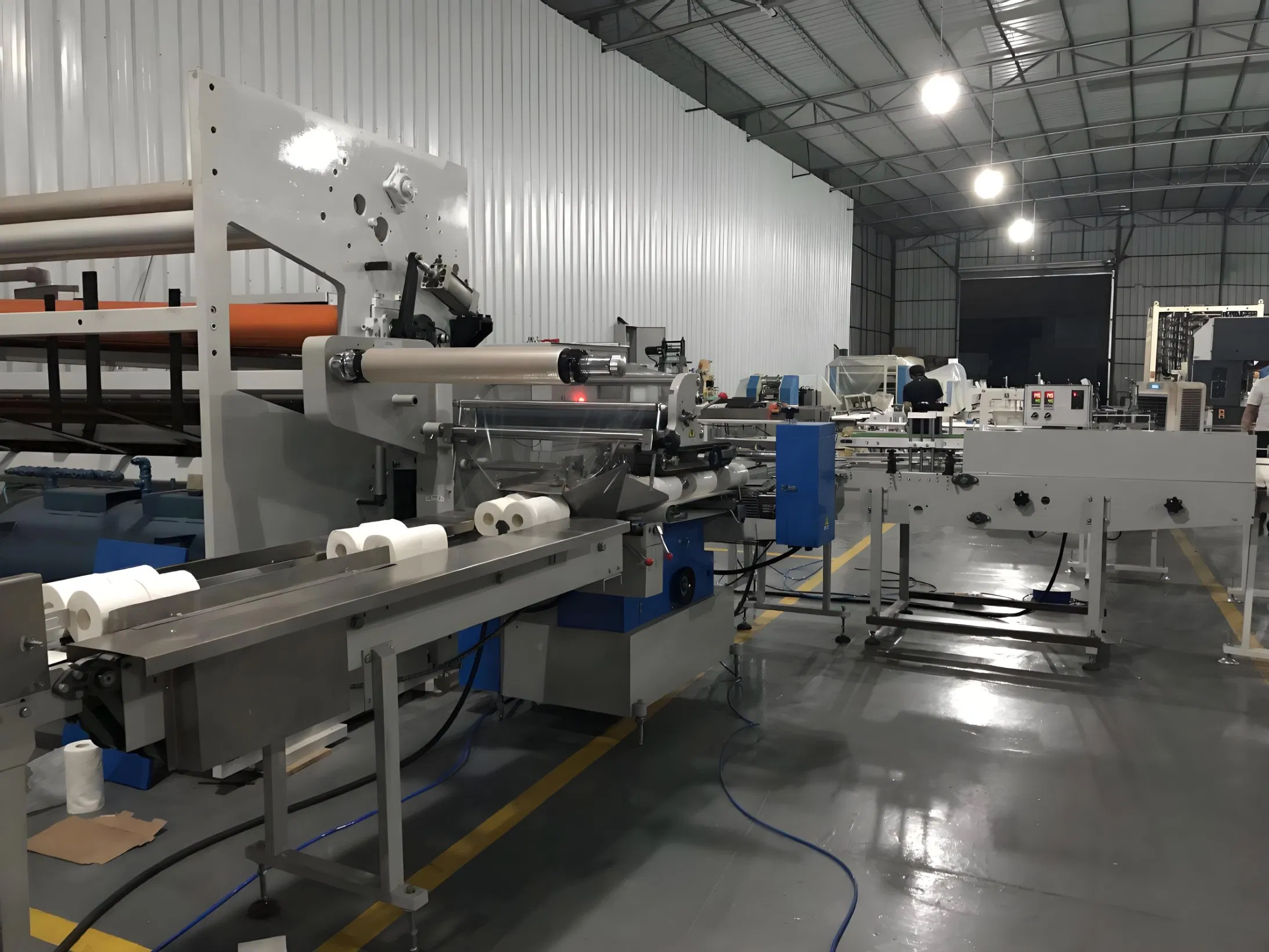 Kitchen Towel Paper Fully Automated Production Line - High-Speed Rewinding &amp; Cutting Machine