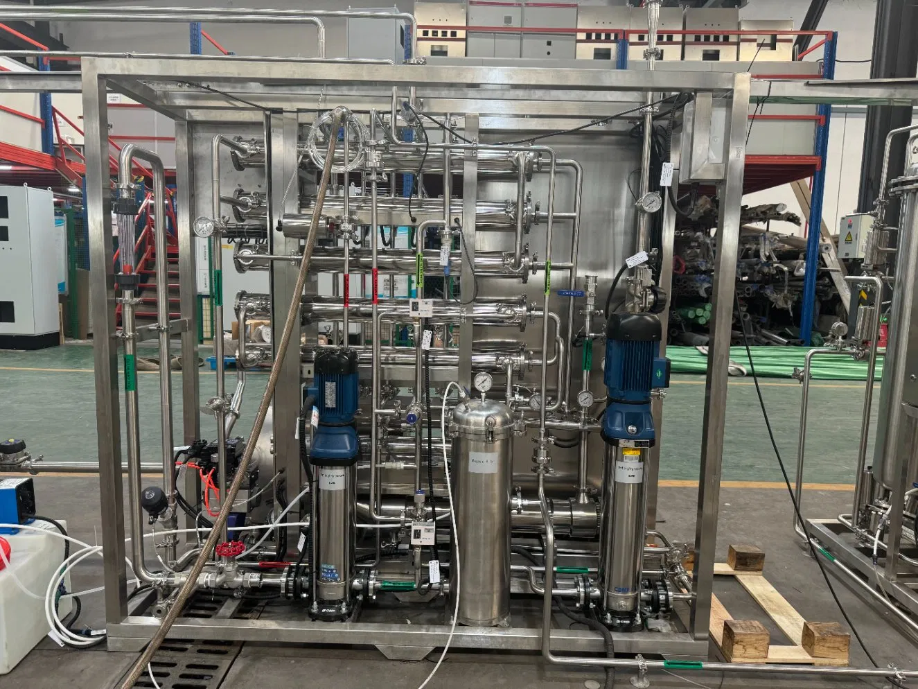 500lph Pharmaceutical Purified Water System Reverse Osmosis Machine Pw Water Equipment GMP /USP Certificates