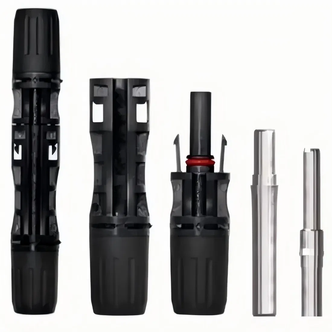 Lighting and Control System Power Wiring Male Female Plastic Molding 2pin Waterproof T Type Connector for LED Light