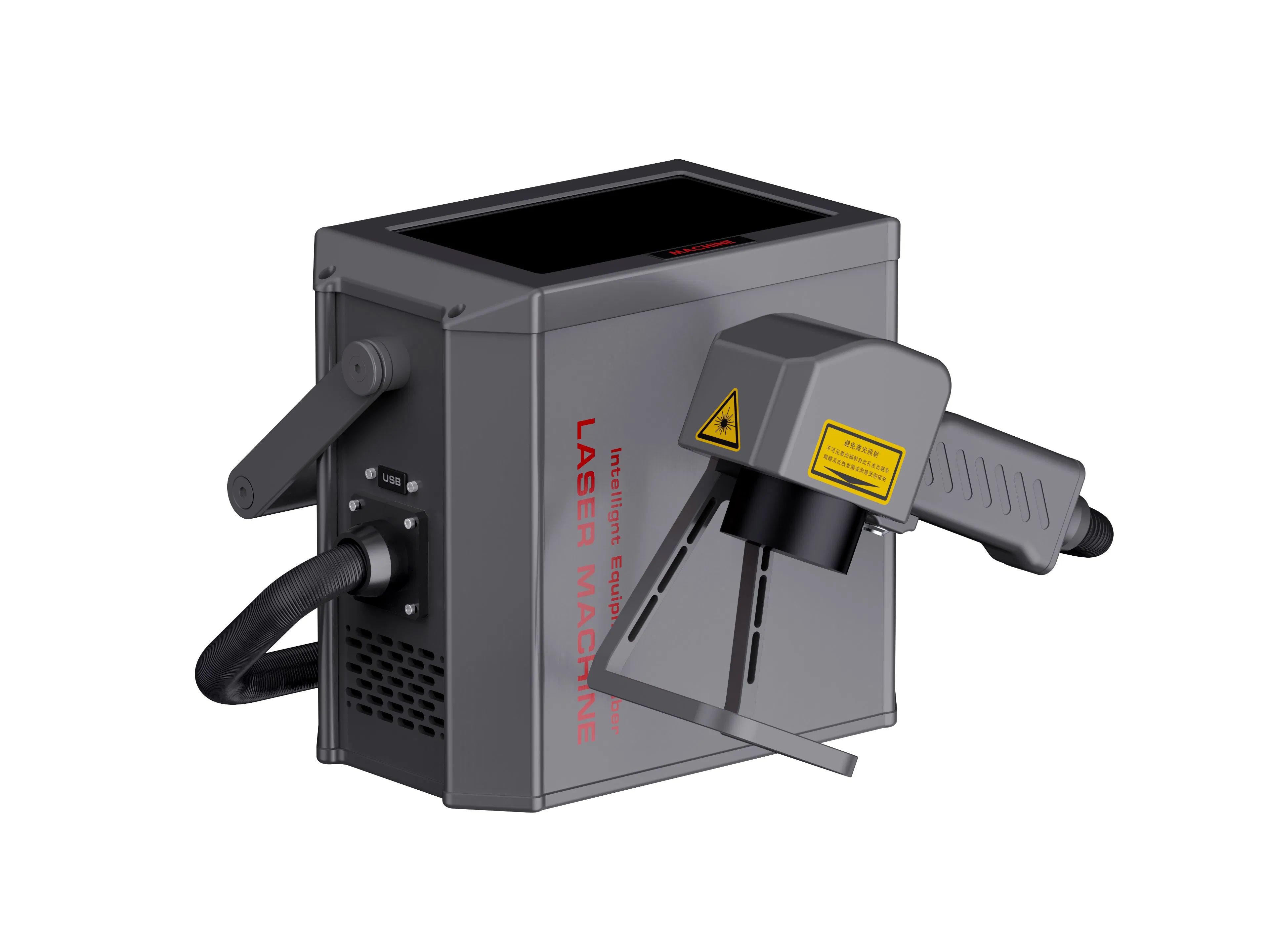 Handheld Fiber Laser Machine Linux System Is Suitable for Metal and Non-Metal Marking Text, Date, Logo