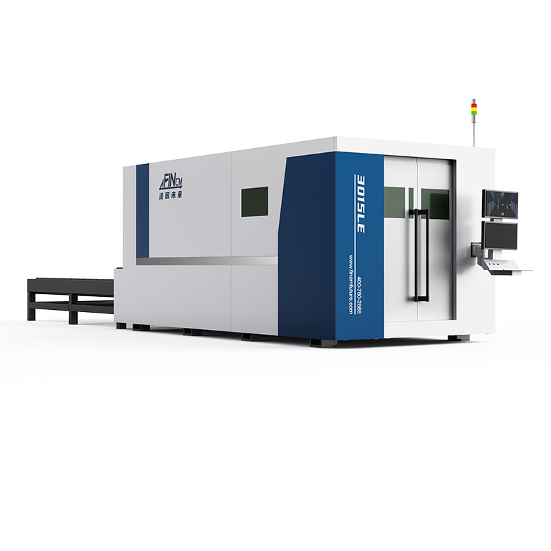 Whole Cover High Precision 4000W 6000W Thin Thick Steel Plate Fiber Laser Cutting Machine