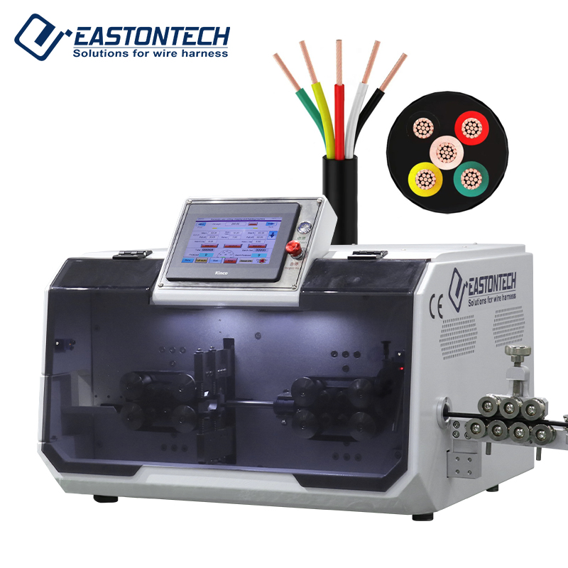 Multi-Conductor Cable Cutting &amp; Stripping Machine