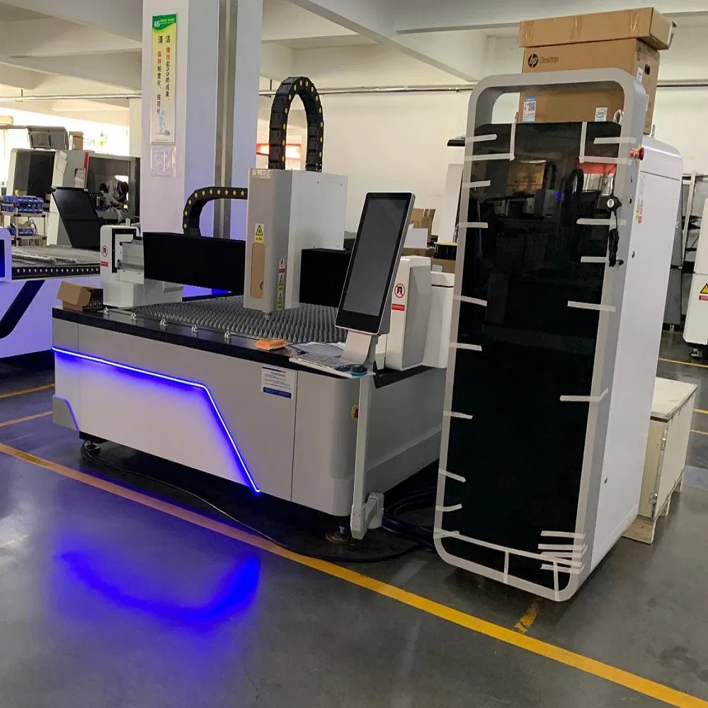 1000W 1500W Laser Fiber Cutting Machine for Thin Carbon Steel Stainless Steel Metal Sheet Plate