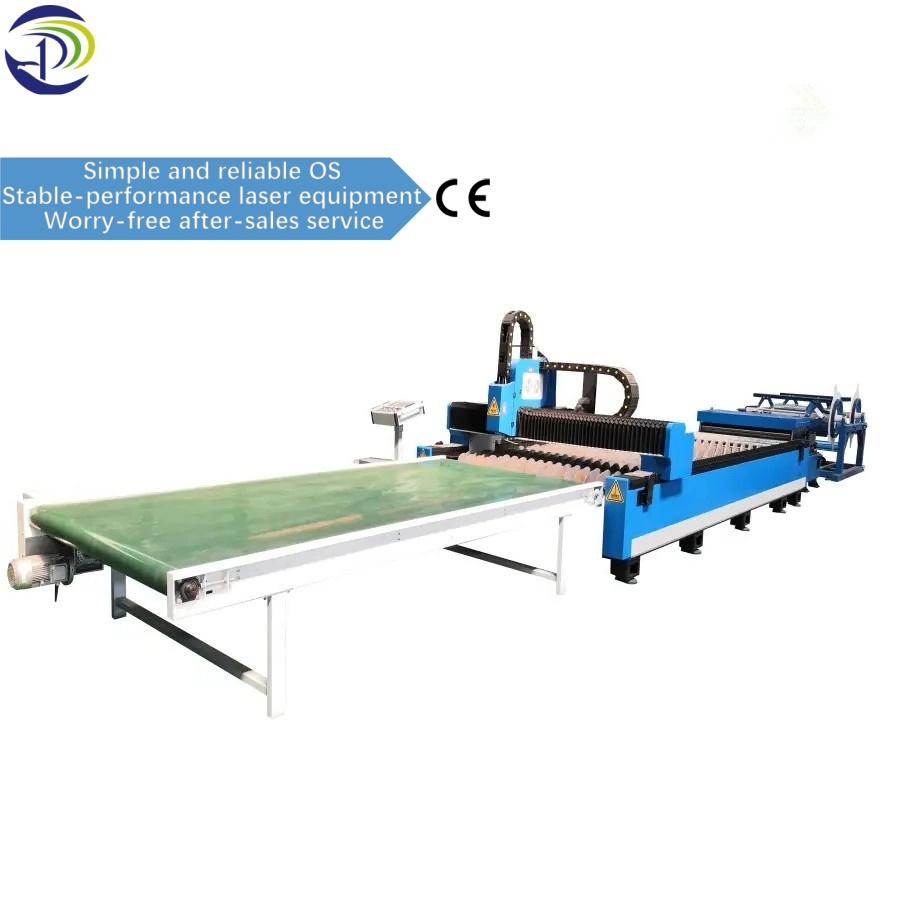 High-Speed Processing Precision Sheet Metal Appliance Manufacturing Coil Unwinding Laser Cutting System