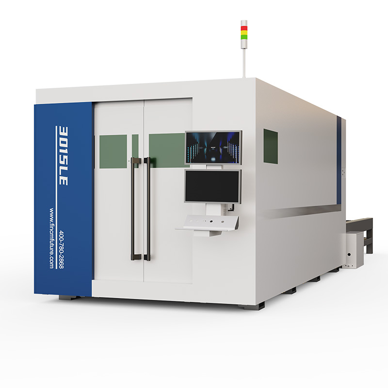 Whole Cover High Precision 4000W 6000W Thin Thick Steel Plate Fiber Laser Cutting Machine