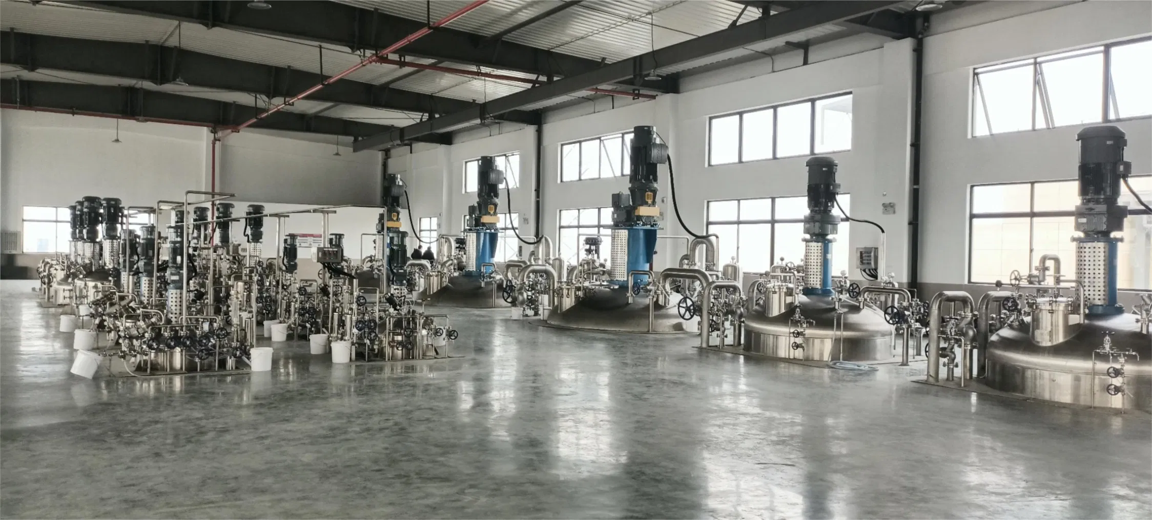 Industrial Automatic Fermenter System Multistage Stainless Steel Fermenter System