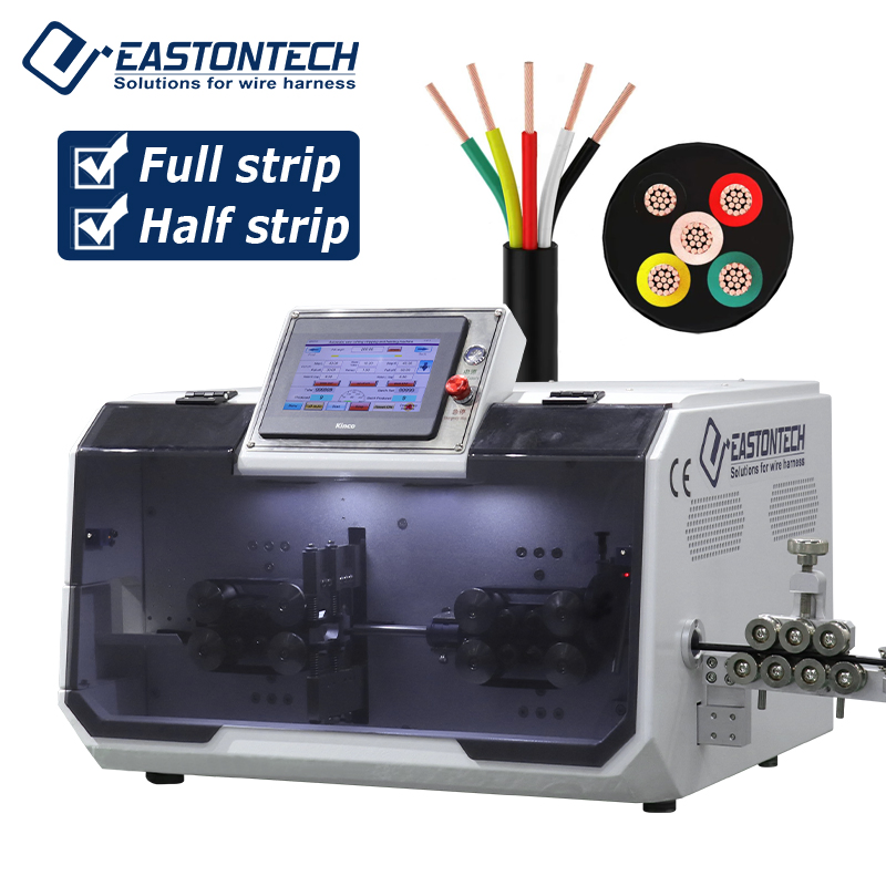 Multi-Conductor Cable Cutting &amp; Stripping Machine