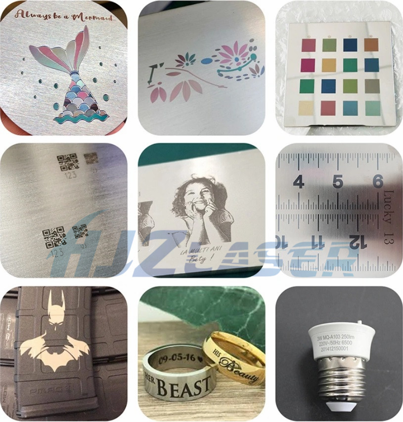 Metal Laser Engraving Etching Numbering Coding Machine 20W 30W 50W Fiber Laser Marking System