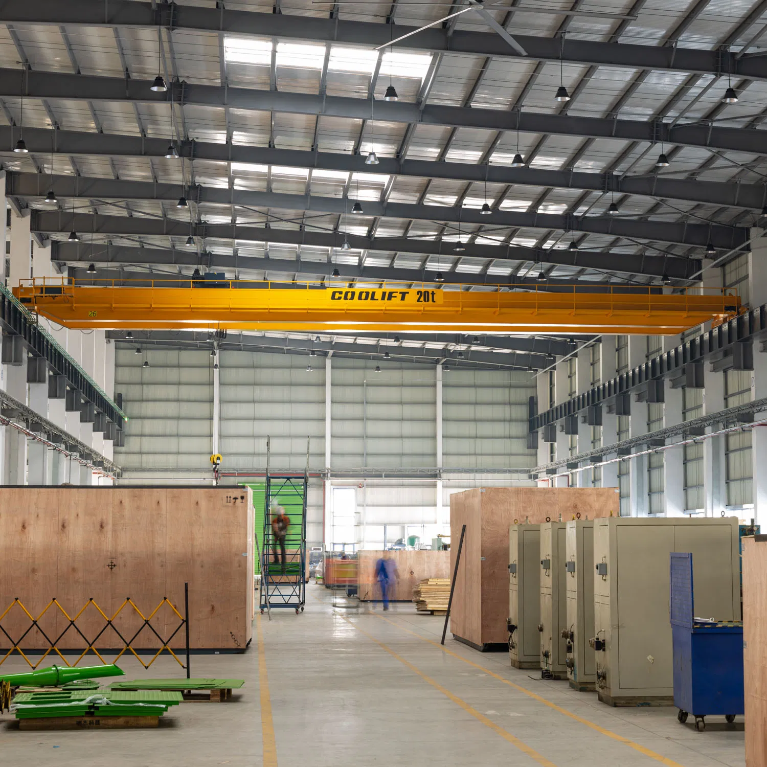 High-Level Configuration Electric Double Girder Overhead Crane System