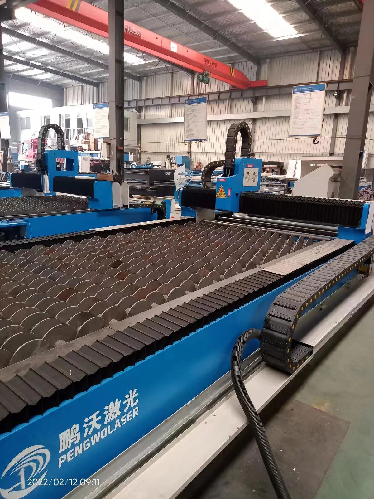 Automotive Sheet Metal Fabrication Cutter Coil Unwinding Laser Cutting System